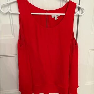 Reitmans Vibrant Red Sleeveless Blouse